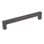 Puxador de Barra quadrada Preto 12x160mm