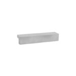 Puxador de barra quadrada 128mm I Cromado