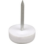 Nivelador com prego Branco 15x5mm