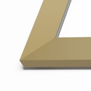 Sistema de Porta de Vidro de Alumínio  Dourado 3M